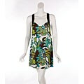 JFW Aqua and Multi Missy Pullover Dress