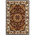 Handmade Tabriz Tan Wool/ Silk Rug (6' x 4')