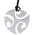 Stainless Steel Tribal Waves Necklace