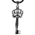 Pewter Fleur de Lis Key Necklace