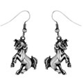 Pewter Unicorn Earrings