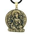 Pewter Avalokiteshvara Buddhist Necklace