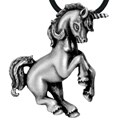 Pewter Large Unicorn Necklace
