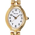 Bulova Men's Goldtone White Dial Watch