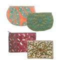 Hand-embroidered Coin Purse (India)
