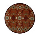 Hand-tufted Nellore Collection Wool Rug (6' Round)