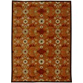 Hand-tufted Nellore Collection Wool Rug (5'6 x 8'6)