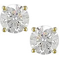 14k Gold 2ct TDW Diamond Stud Earrings (G-I/SI2-I1)