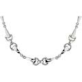 18k White Gold Multi-style Link Necklace