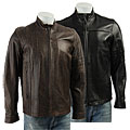 Kenneth Cole Reaction Men's Lamb Leather Jacket