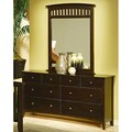 Contemporary Cappuccino Mirror