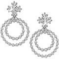 18k White Gold 2 2/5ct TDW Diamond Earrings (GH, SI)
