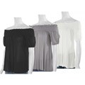 Aziz Women's Smocked Off-shoulder Top