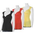 Aziz Women's V-neck Empire Top