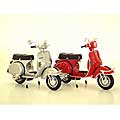 1978 Vintage Vespa Motorcycle Replica (Set of 2)