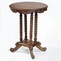 Reclaimed Teak Twist Leg Table (India)