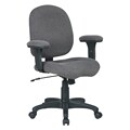 Office Star Sculptured Task Chair with Adjustable Arms