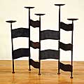 Iron Wave Candelabra (India)