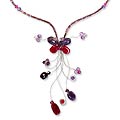 Amethyst 'Butterfly Grace' Choker (Thailand)