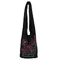 Handmade 'Think Pink' Cotton Sling Tote (Thailand)