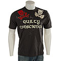Toxic Fish Men's Black Guilty Conscience T-shirt
