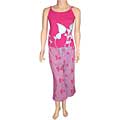 Leisureland Women's Hollywood and Vine Capri Pajamas