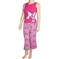 Leisureland Women's Hollywood and Vine Capri Pajamas