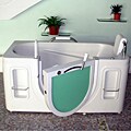 Aurora 59-inch Right Hand Unit Walk-in Bathtub