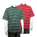 Dolphino Men's Jersey Polo with Back Flock Print