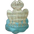 Green Frog Hand Hooked Cotton Rug (4' x 6')