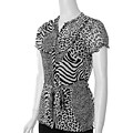 Loren D. Women's Zebra Print Fashion Top