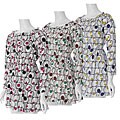 Everyday Circle Print Empire Waist Tunic Dress