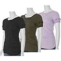 Everyday Women's Shirred Ruffle Sleeve Top