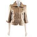 Guess Women's 3/4-sleeve Leather Jacket