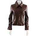 Guess Women's Zip-front Leather Jacket