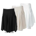 Adi Designs Women's 5-button Flare Skirt