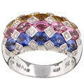 Encore by Le Vian 14k Gold Sapphire and 2/5ct TDW Diamond Ring