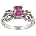 Encore by Le Vian 14k Gold Pink Sapphire and 1/10ct TDW Diamond Ring