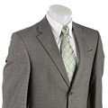 Kenneth Cole Men's Grey Check Wool Suit