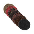 Hand-woven Allover Leather Shag Rug (3' Round)