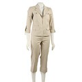 Sport Collection Twill Jacket and Crop Pant Set