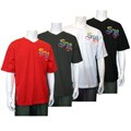 Dolphino Men's 'Street Rules' Eagle Rhinestone T-shirt