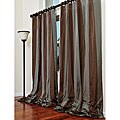 Signature Stripe Faux Silk Taffeta Curtain Panel (50 in x 108 in)