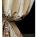 Signature Stripe Taffeta Curtain Panel (50 in. x 96 in.)