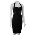 Betsey Johnson Women's Halter Top Scrunch Dress