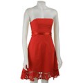 Betsey Johnson Women's Table Cloth Strapless Dress