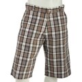 Marx & Dutch Men's Slash Pocket Plaid Short