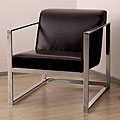 Dark Brown Helix Lounging Chair
