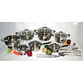 Ballington 19-piece 18/10 Stainless Steel Cookware Set