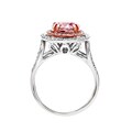 18k White Gold Brilliant-cut Pink Diamond Ring